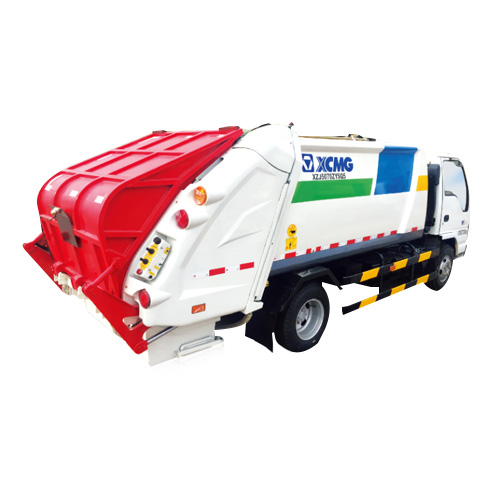 3T after-loading compression garbage truck