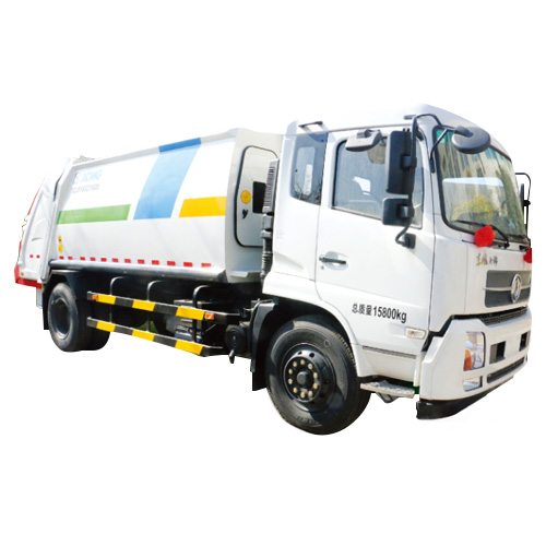 8T after-loading compression garbage truck