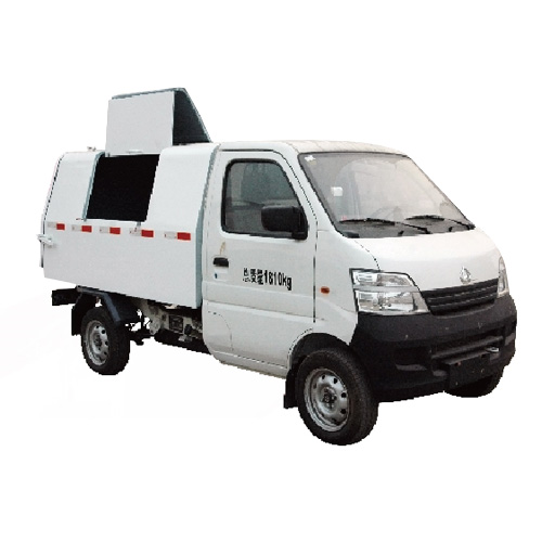 Compressed docking garbage truck